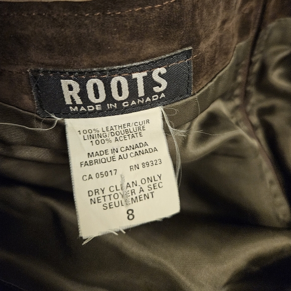 ROOTS CANADA A-line suede skirt - Picture 8 of 8